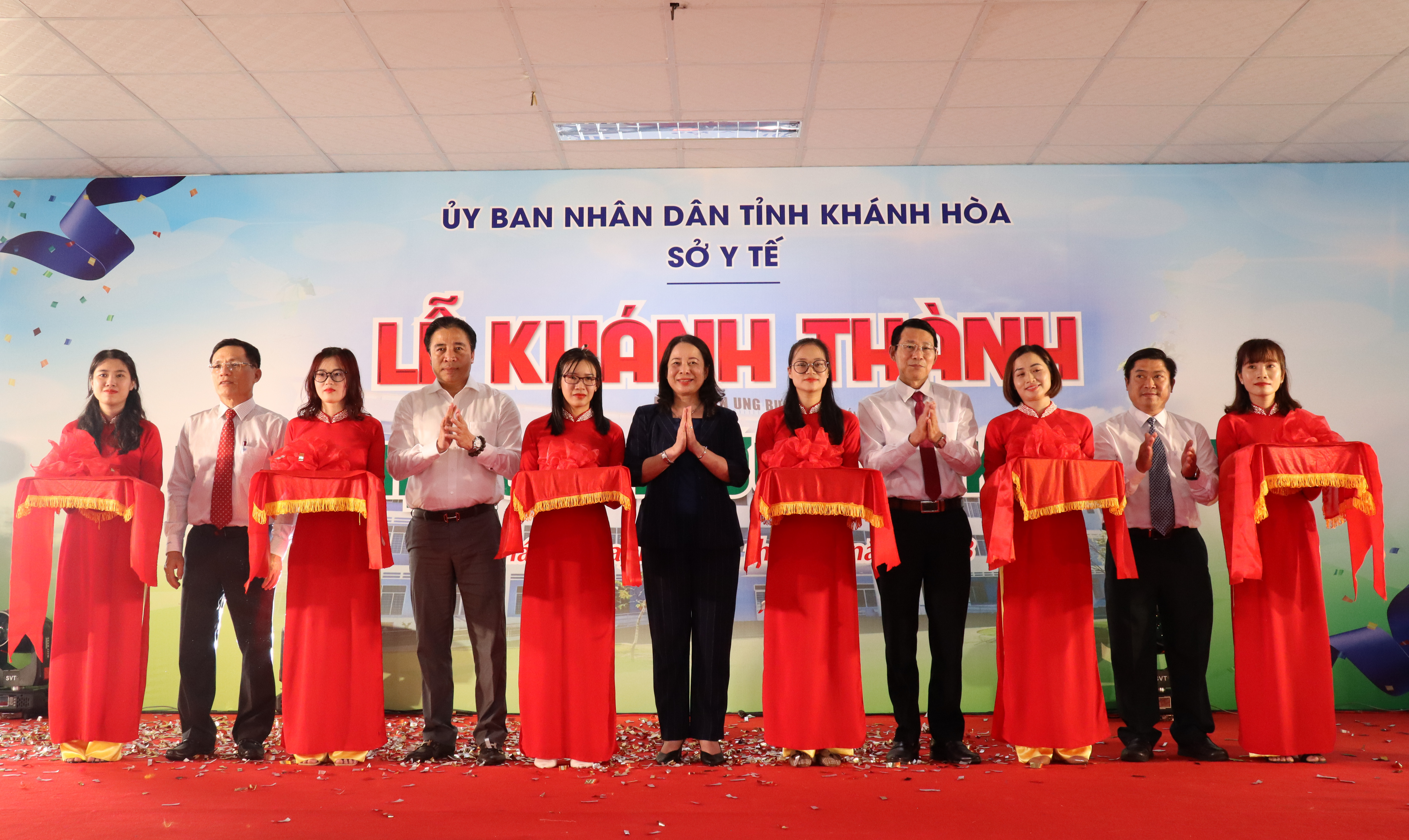 Phó Chủ tịch nước Võ Thị Ánh Xuân dự lễ khánh thành Bệnh viện Ung bướu Khánh Hòa